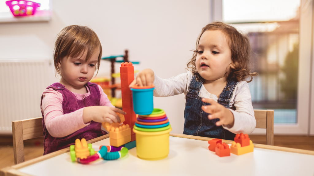 children playing in edinburgh nursery